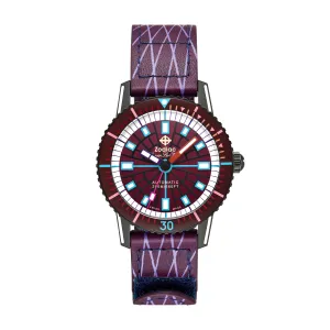 Zodiac Hommes Super Sea Wolf Édition Laser Tag Plongeur Compression Automatique, Montre en Acier Inoxydable Gris chaussures ecco